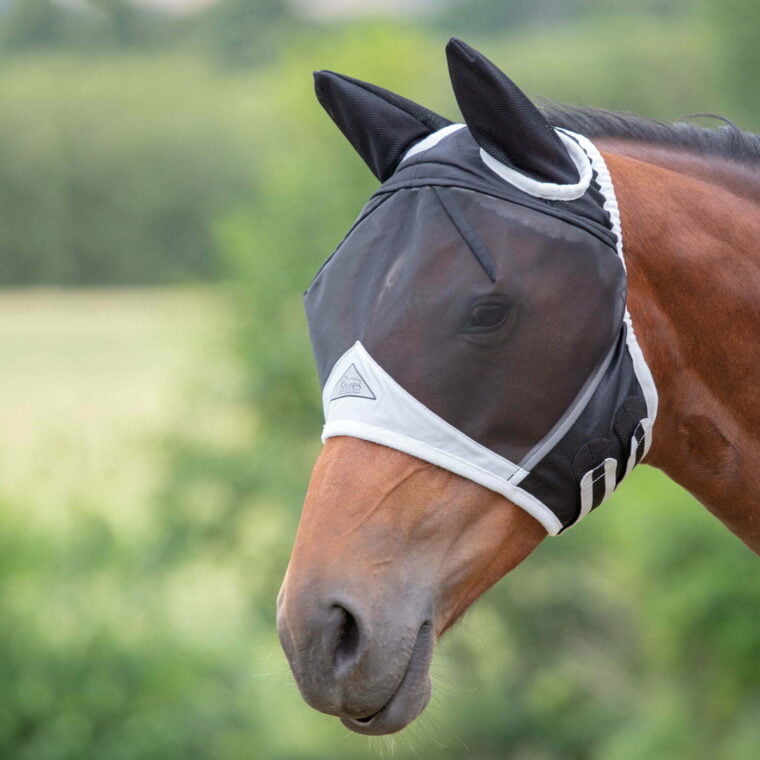SHIRES Fine Mesh Fly Mask with Ears