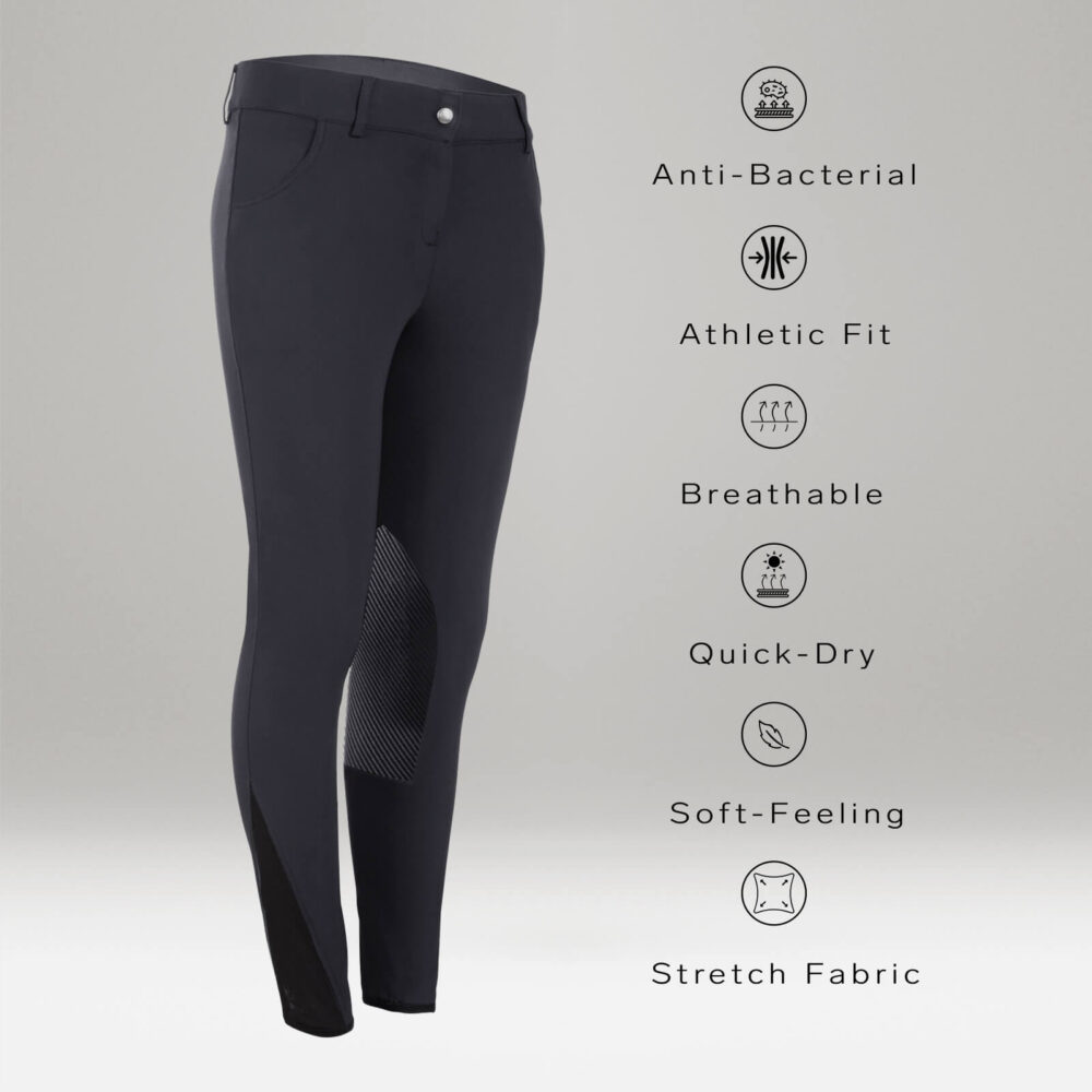 MOMPSO Essentials Knee Grip Lea Παντελόνι Ιππασίας