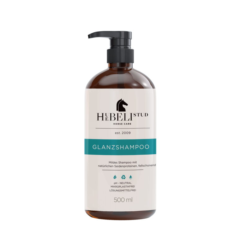 HUEBELI STUD Φυτικό Shampoo Λάμψης 500ml