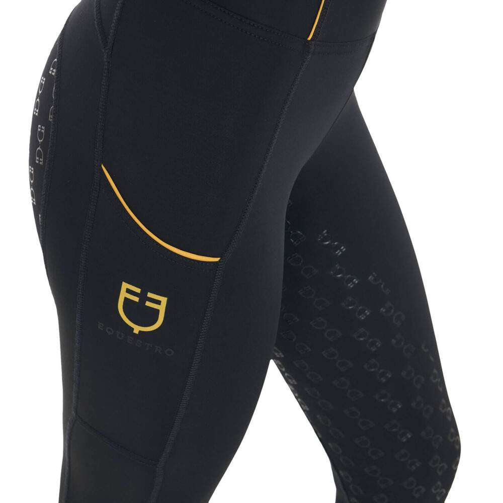 EQUESTRO Full Silicone Grip Leggings