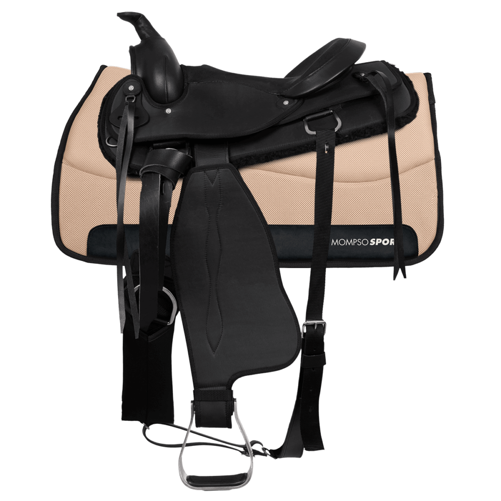 MOMPSO SPORT Western 2.0 Σέλα + Υπόσαγμα 3Dmesh