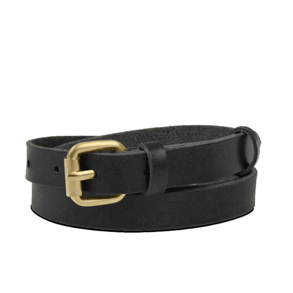 MOMPSO Classic Δερμάτινη Ζώνη 2εκ.