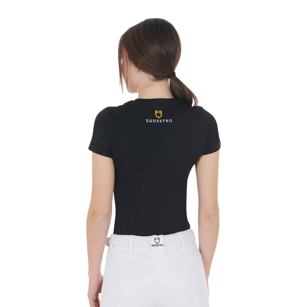 EQUESTRO Rhinestones T-Shirt