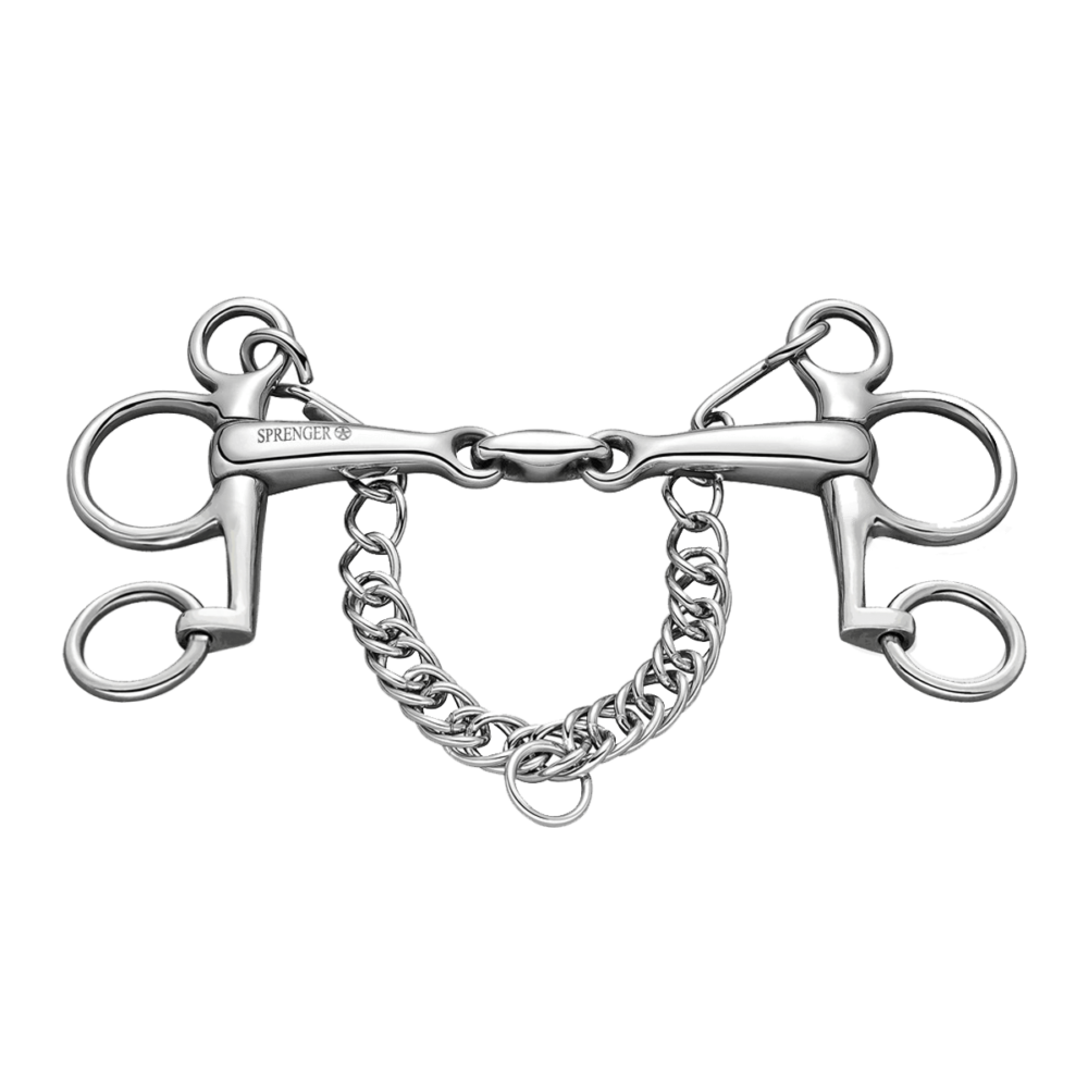 SPRENGER Double Jointed Short-Shank Pelham Επιστόμιο