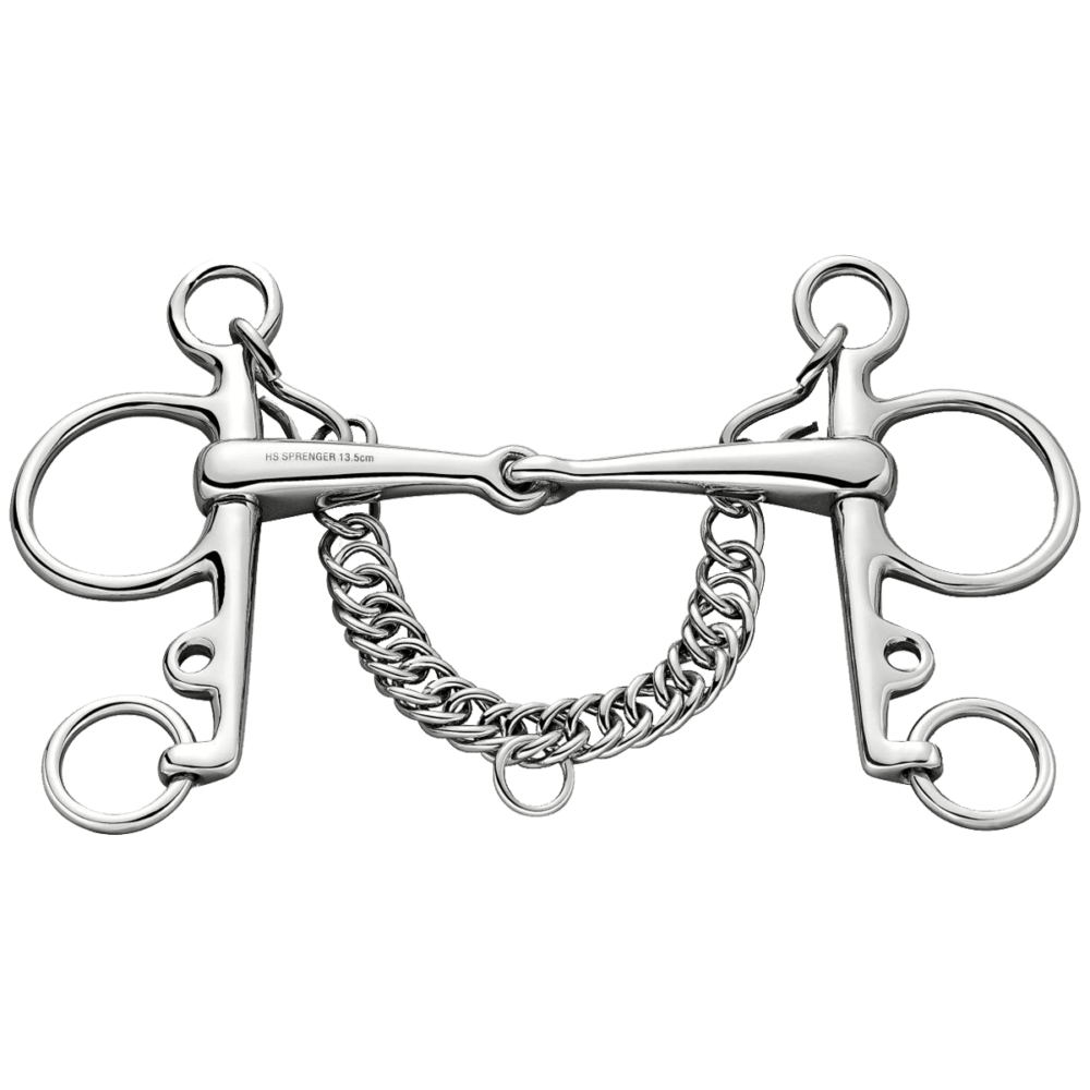 SPRENGER Single Jointed Long Pelham Επιστόμιο