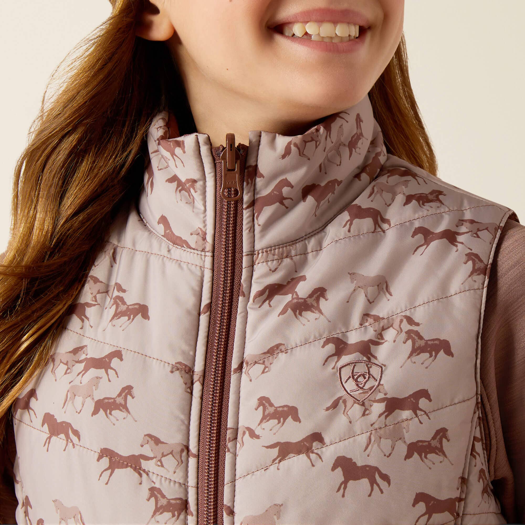 Gilet Bella Jeune Réversible Ariat – Neuf, Pour Fille, Style Polyvalent