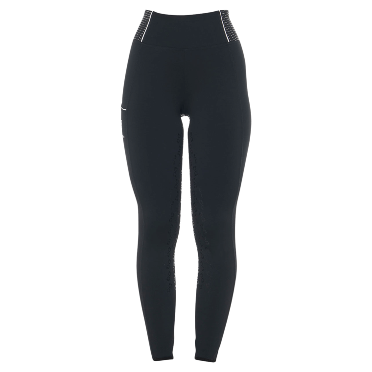 EQUESTRO Rhinestones Full Grip Leggings