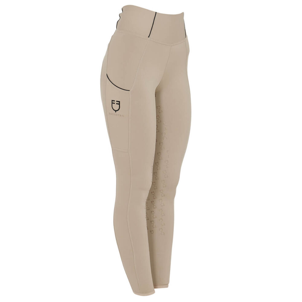 EQUESTRO Full Silicone Grip Leggings