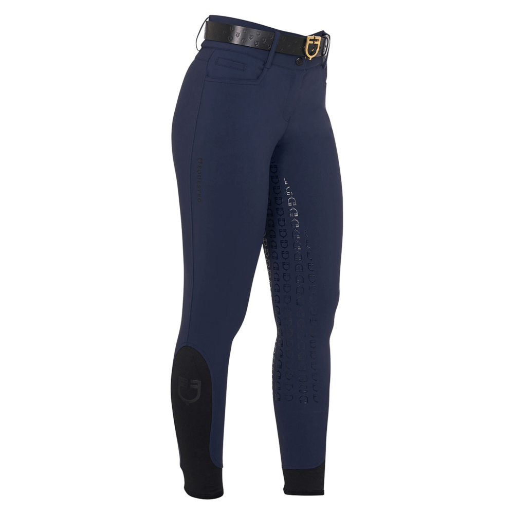 EQUESTRO Full Silicone Grip High-Waisted Παντελόνι Ιππασίας