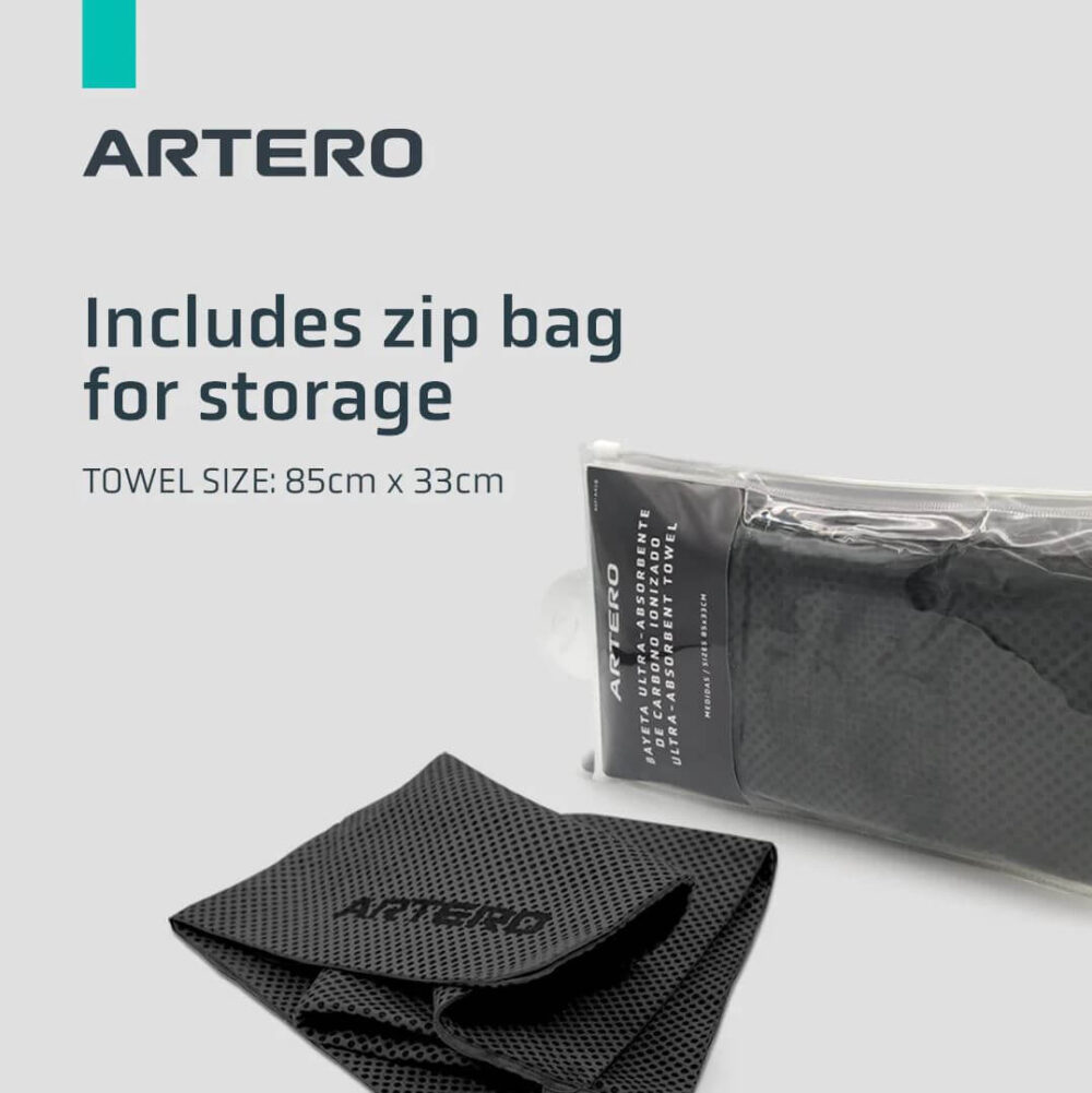 ARTERO Απορροφητική & Ψυκτική Πετσέτα με Ιονισμένο Άνθρακα