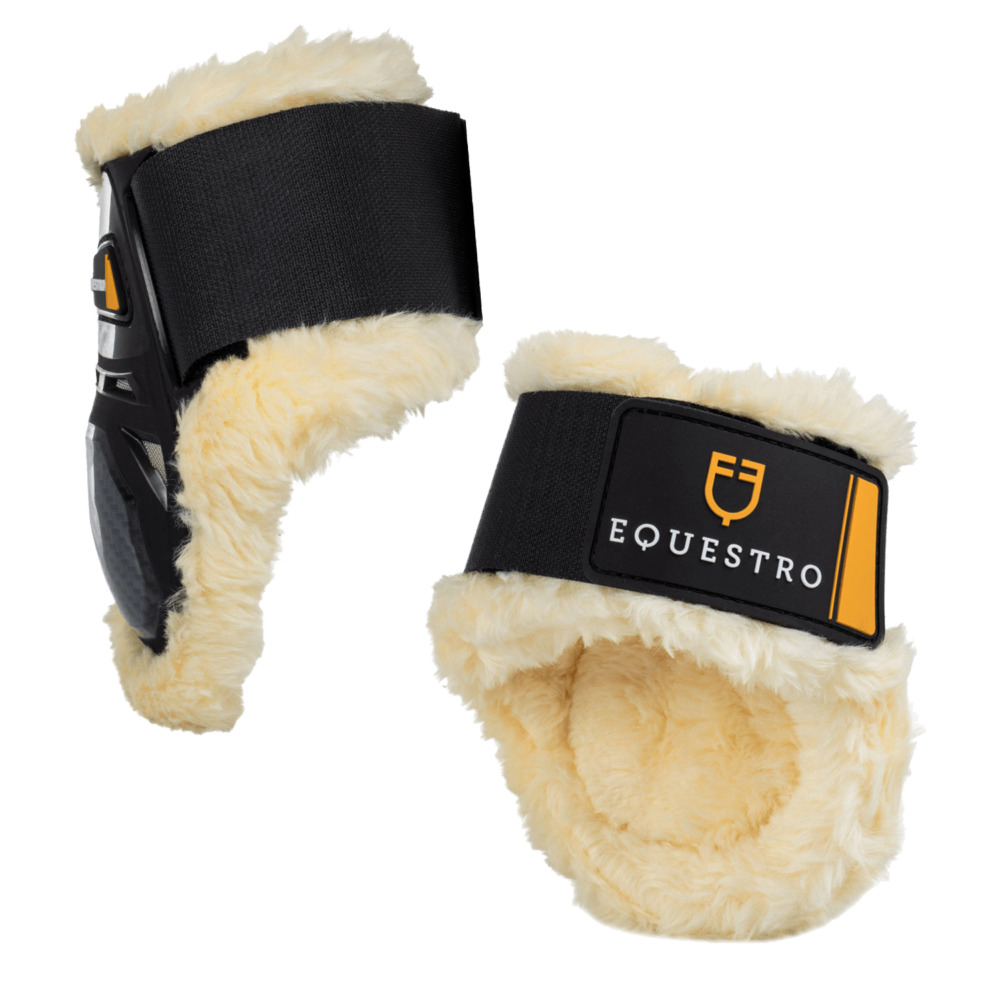EQUESTRO Sheepskin Quick-Release Fetlock Boots
