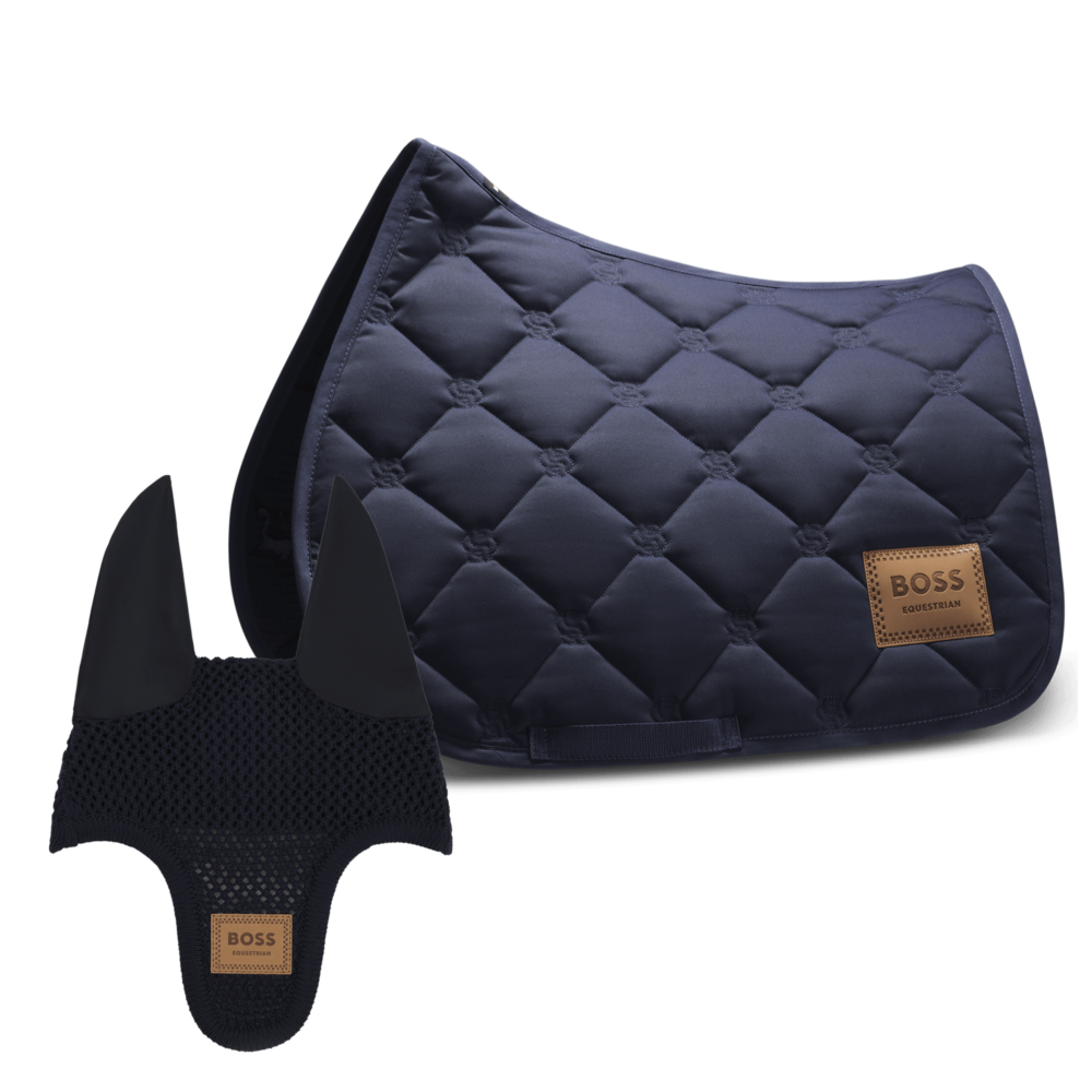 BOSS EQUESTRIAN Solid Jumping Υπόσαγμα + Κάλυπτρο