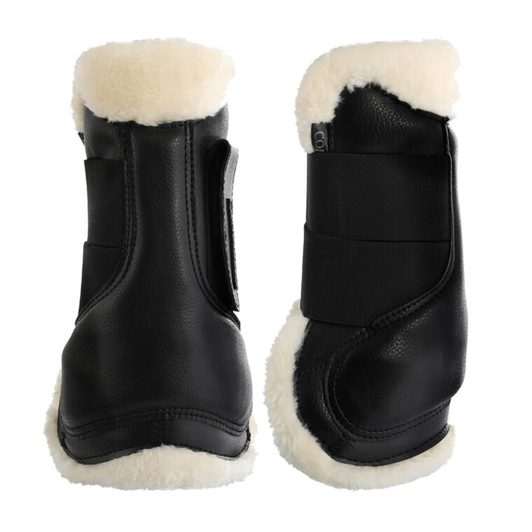 ACAVALLO Jumping Sheepskin Tendon Boots