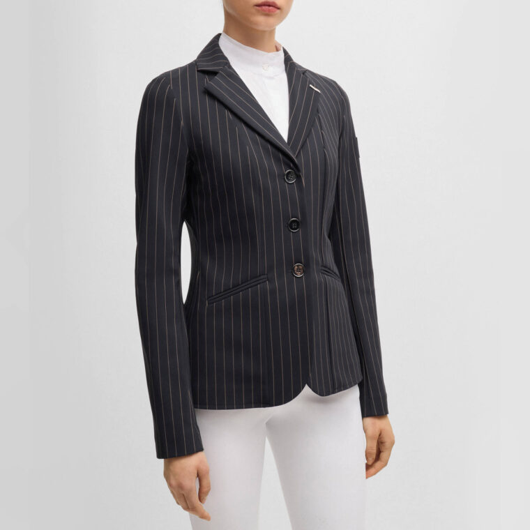 BOSS Anna Pinstripes Performance Show Jacket