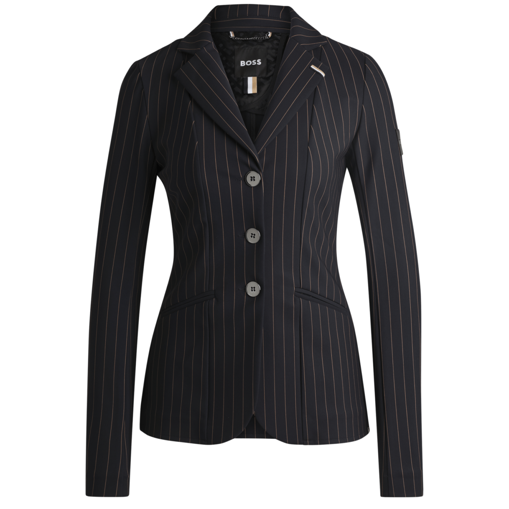 BOSS Anna Pinstripes Performance Show Jacket