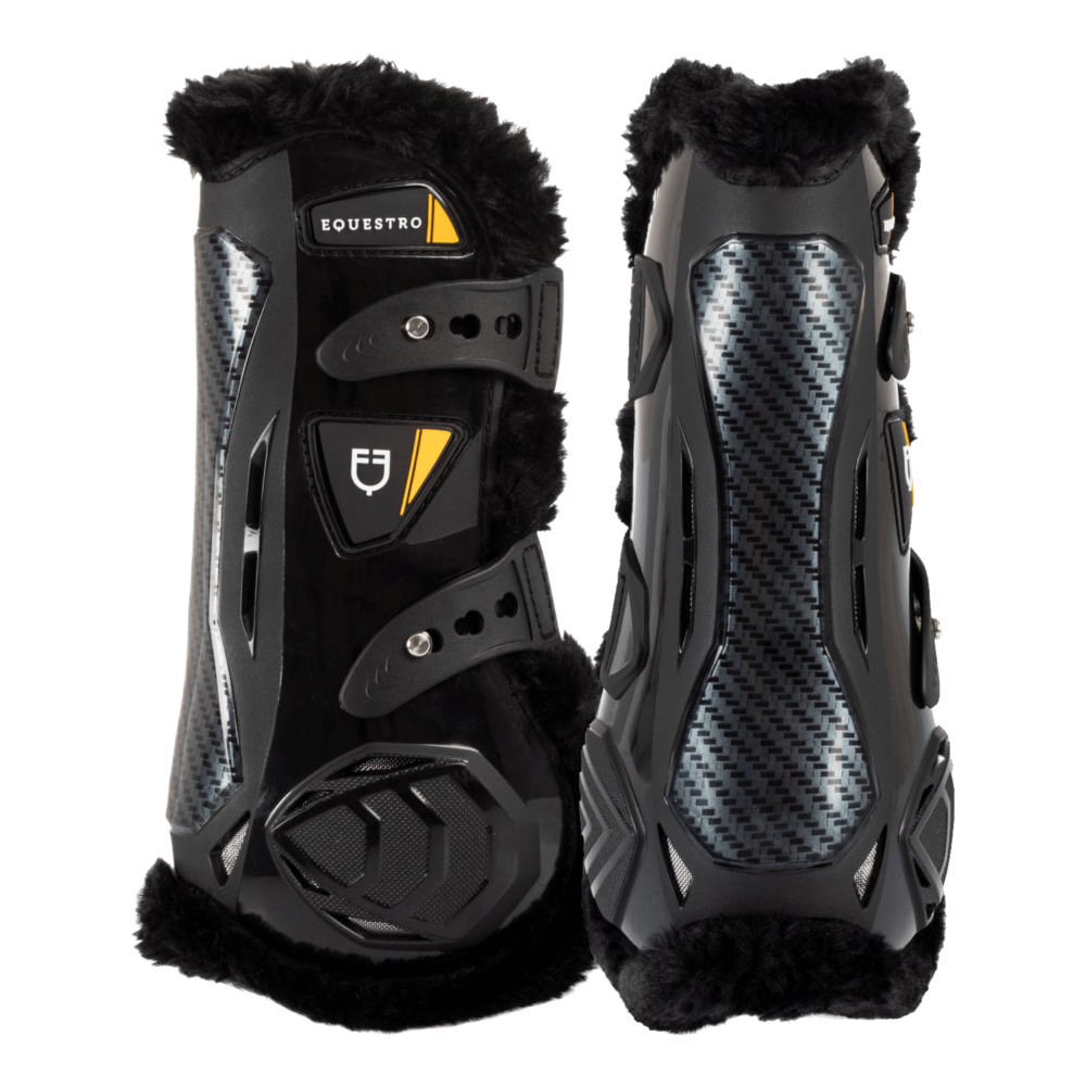 EQUESTRO Sheepskin Quick-Release Μπότες Προστασίας Tενόντων