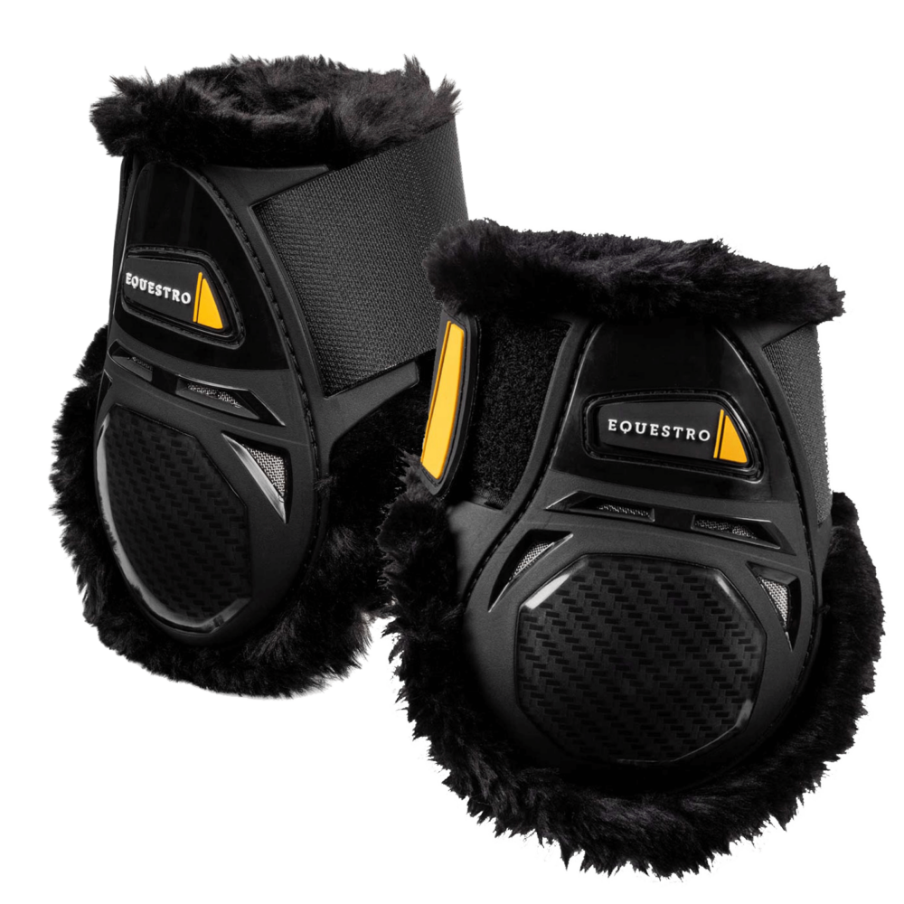 EQUESTRO Sheepskin Quick-Release Fetlock Boots