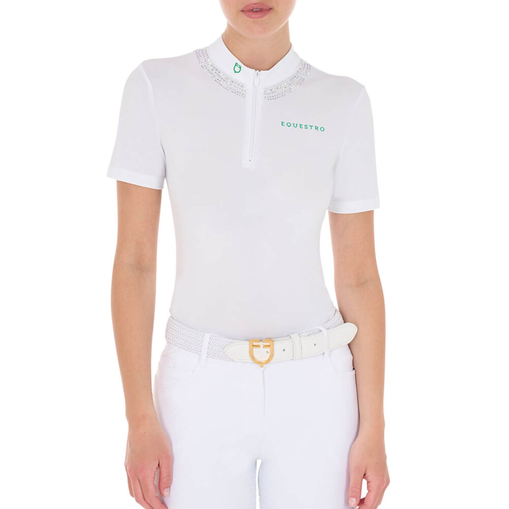 EQUESTRO Competition Strass Polo Shirt