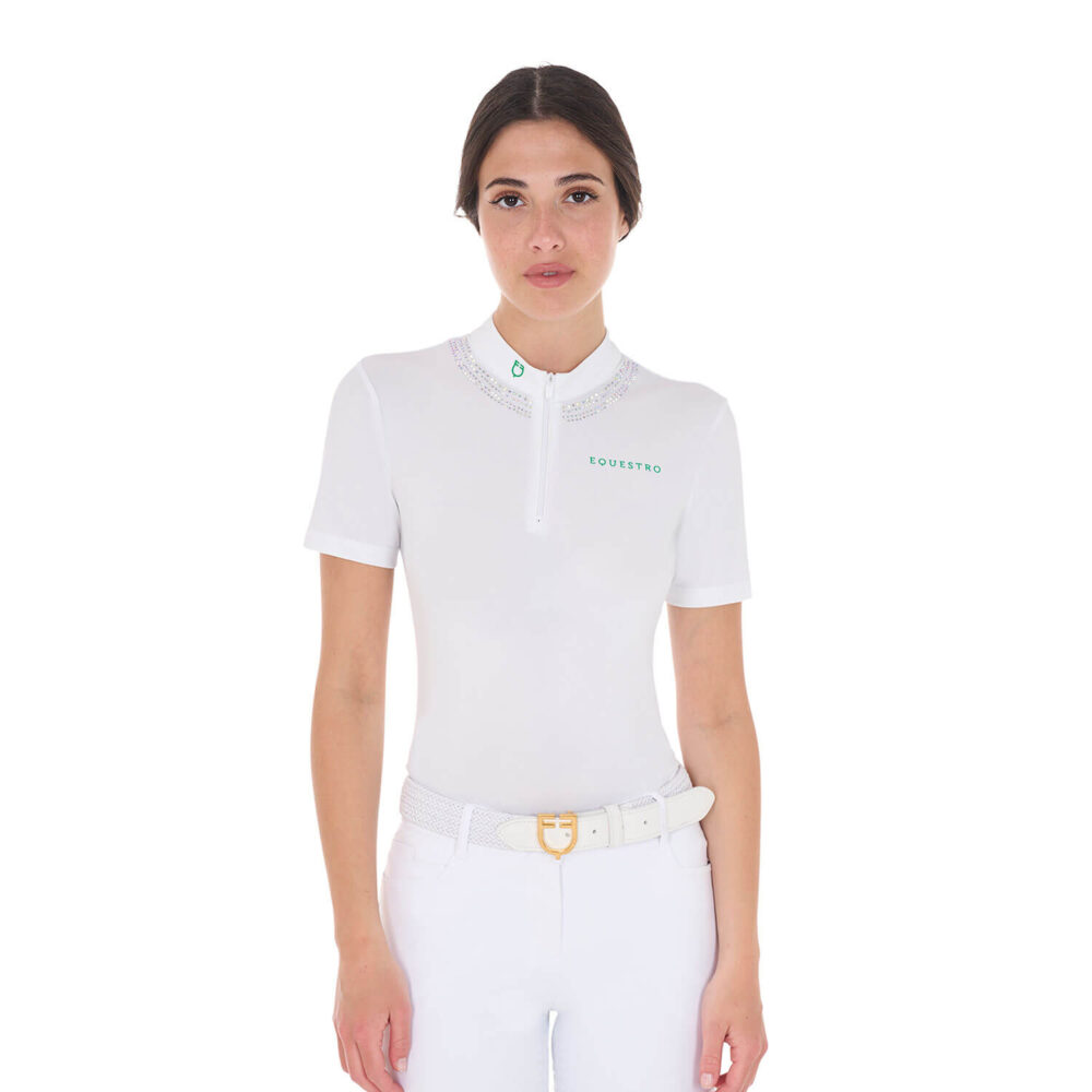 EQUESTRO Competition Strass Polo Shirt