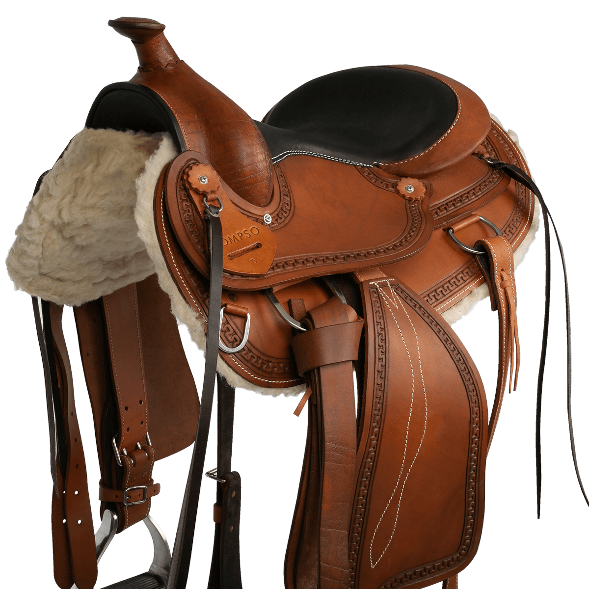 MOMPSO CLASSIC Western Δερμάτινη Σέλα MOMPSO CLASSIC Western Δερμάτινη Σέλα
