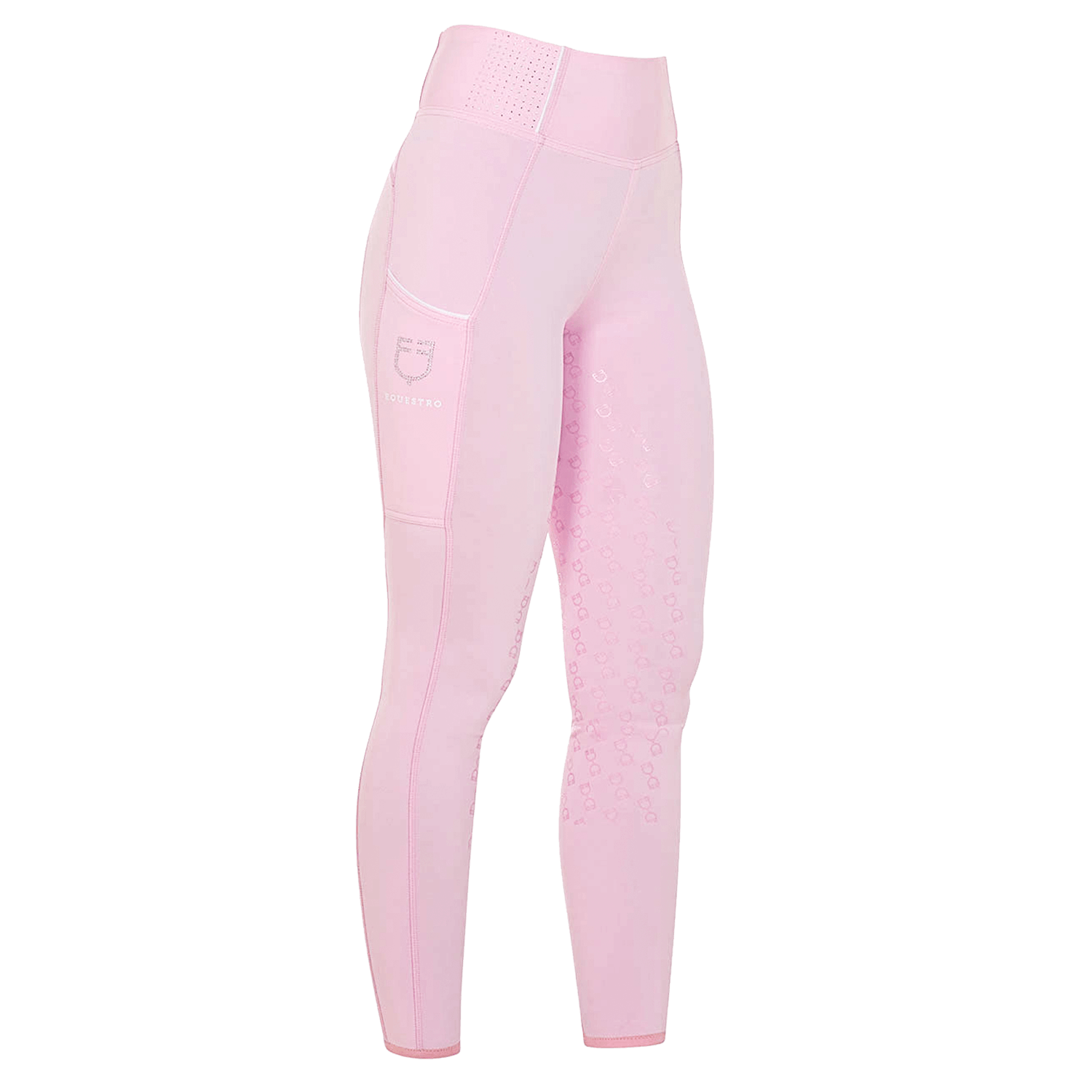 EQUESTRO Rhinestones Full Grip Leggings EQUESTRO Rhinestones Full Grip Leggings