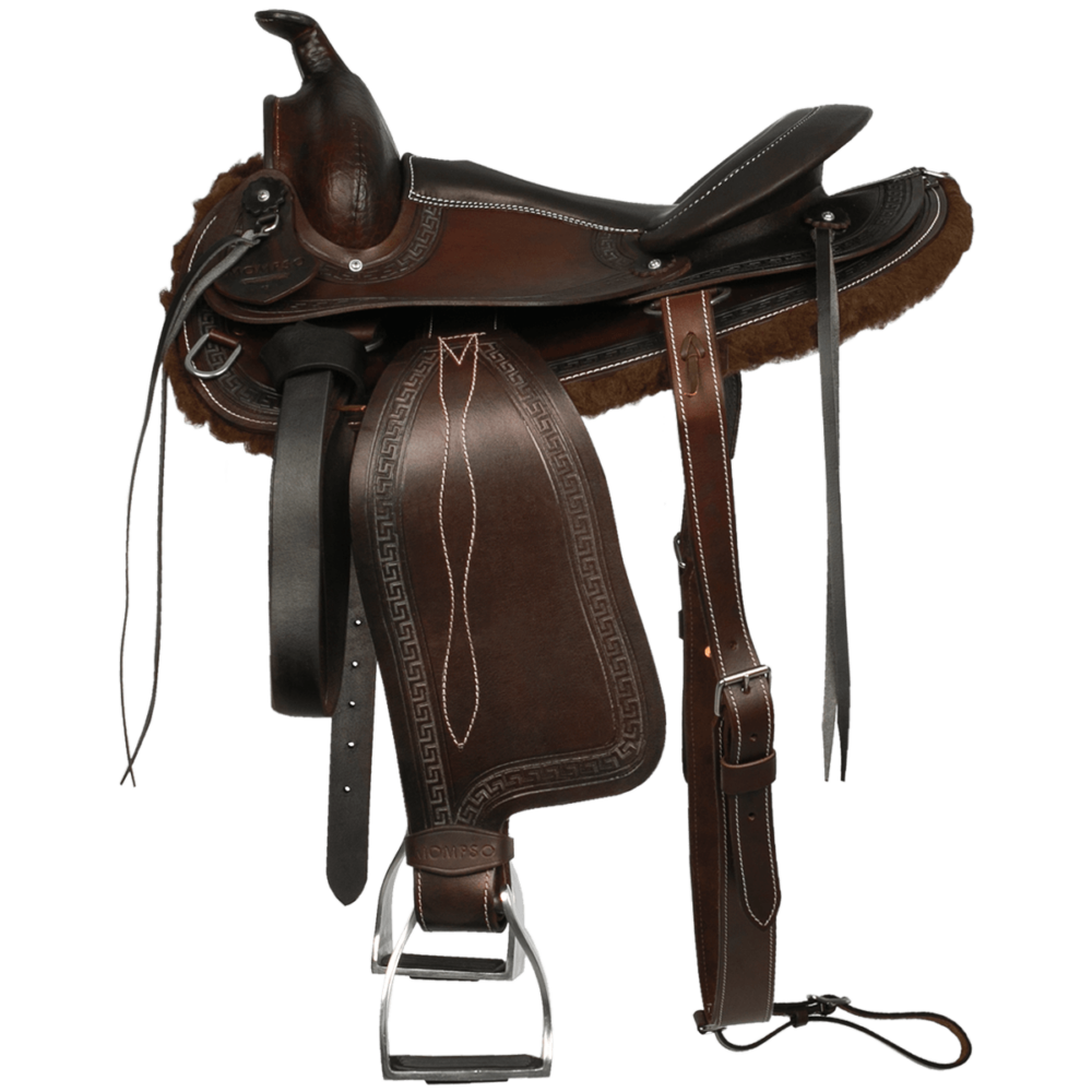 MOMPSO CLASSIC Western Δερμάτινη Σέλα