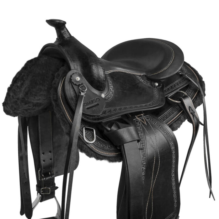 MOMPSO CLASSIC Western Δερμάτινη Σέλα