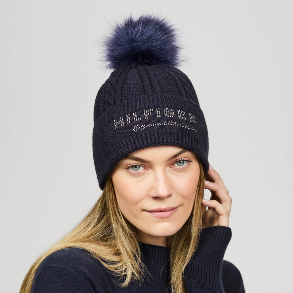 TOMMY HILFIGER Perry Πλεκτός Σκούφος