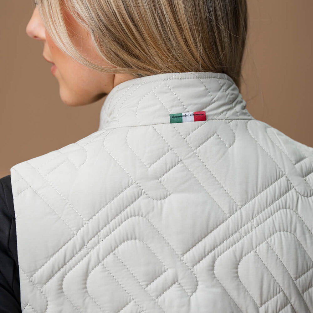 AA Neve Monogram Quilted Gilet