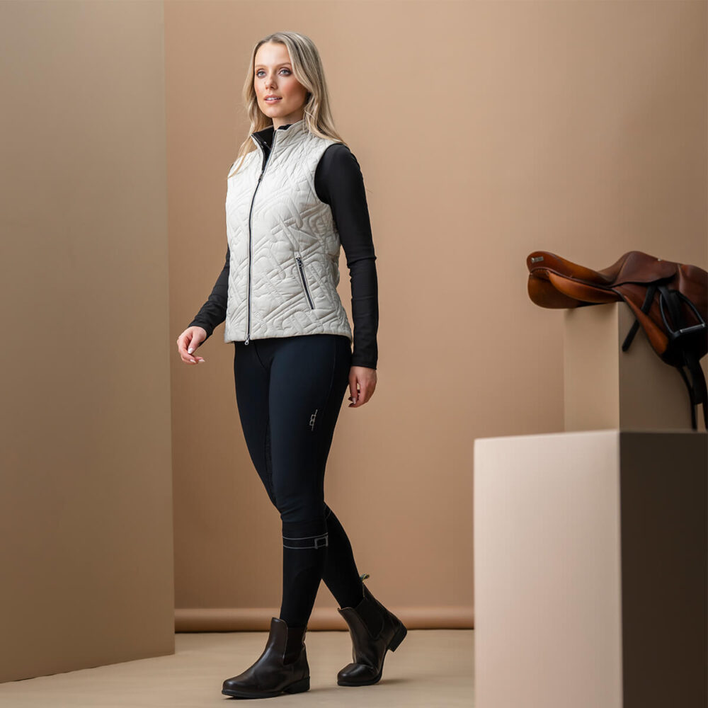 AA Neve Monogram Quilted Gilet