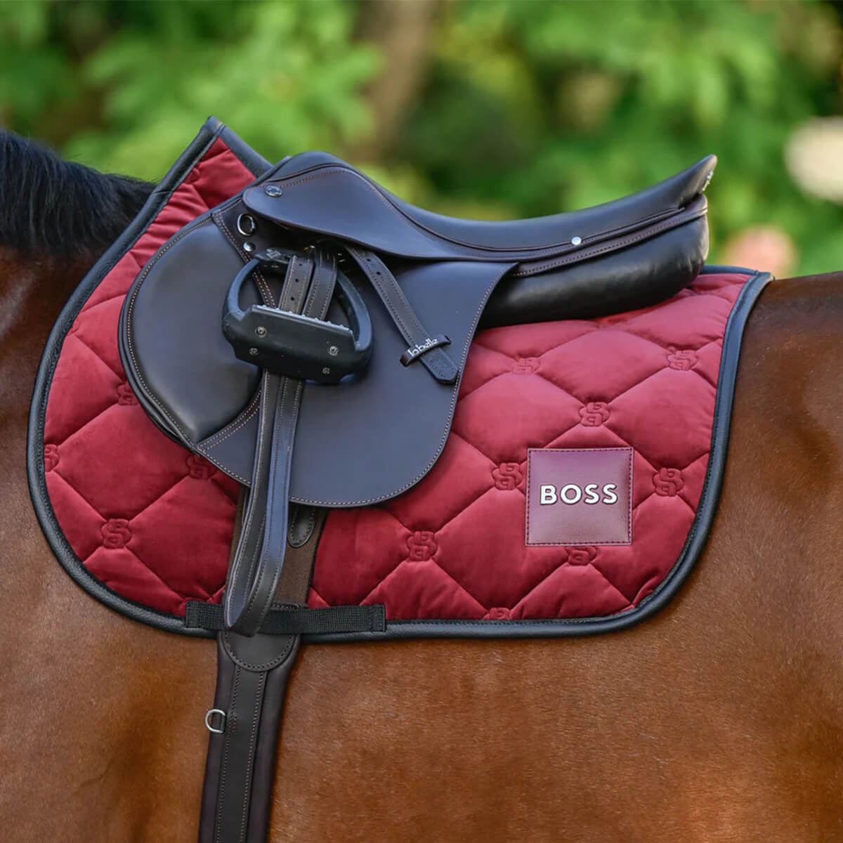 BOSS EQUESTRIAN Velvet Jumping pad BOSS EQUESTRIAN Velvet Jumping pad