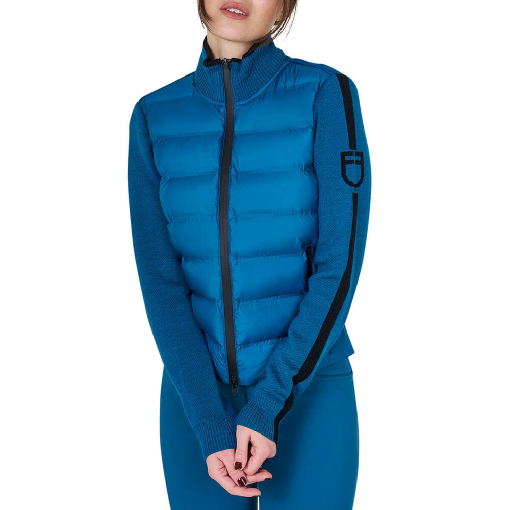 EQUESTRO Knitted Down Jacket