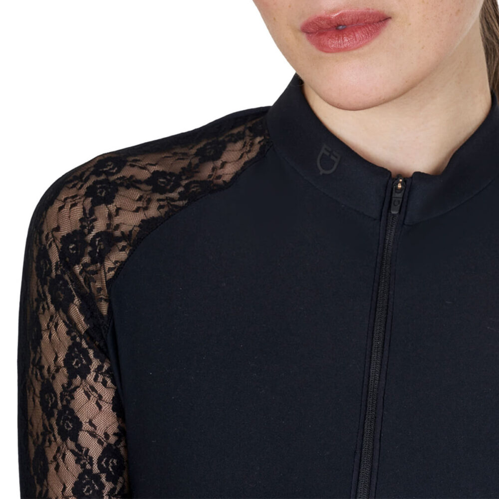EQUESTRO L/S Lace Training Polo