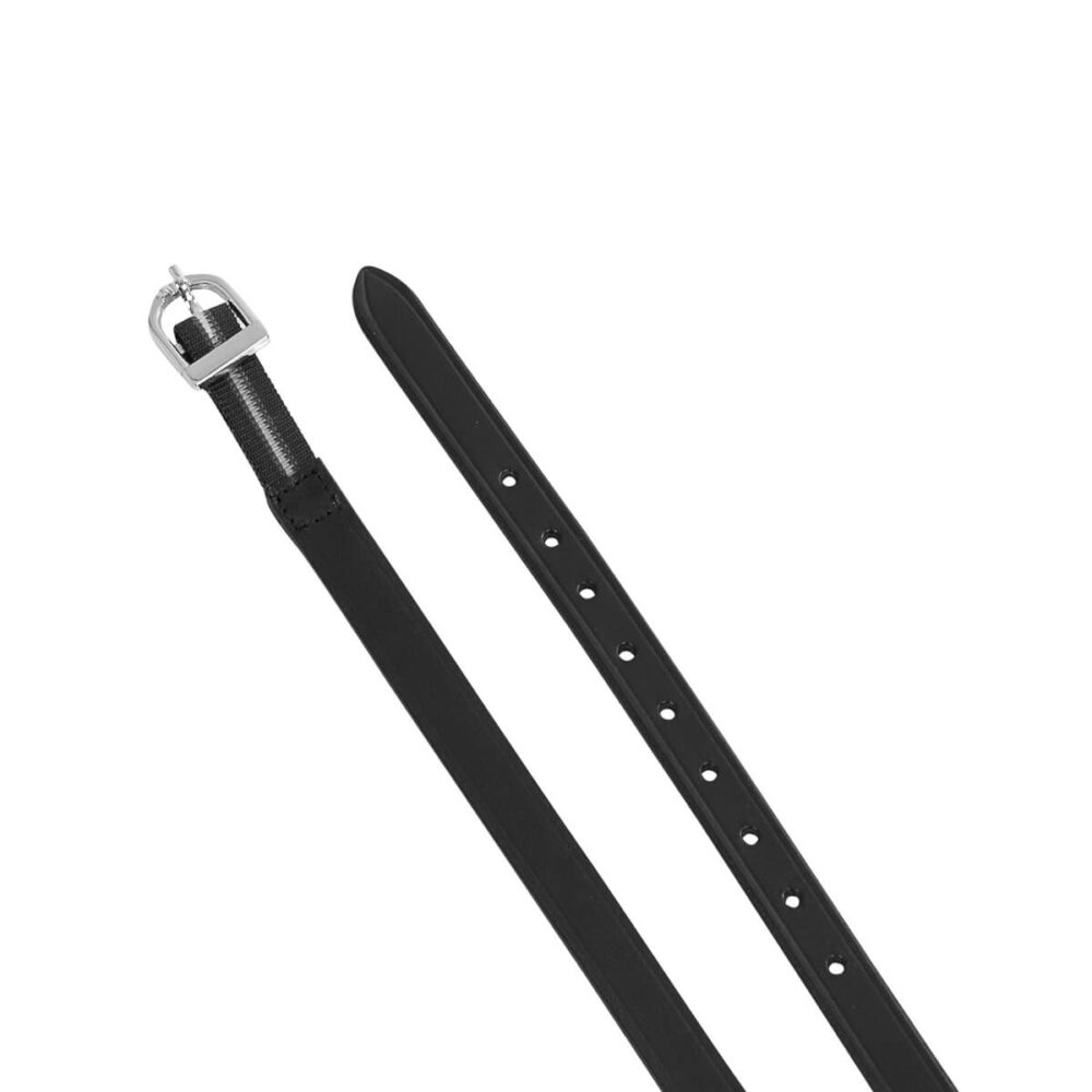 EQUESTRO Δερμάτινα Άγκιστρα Σπιρουνιού με Ελαστικά Ένθετα