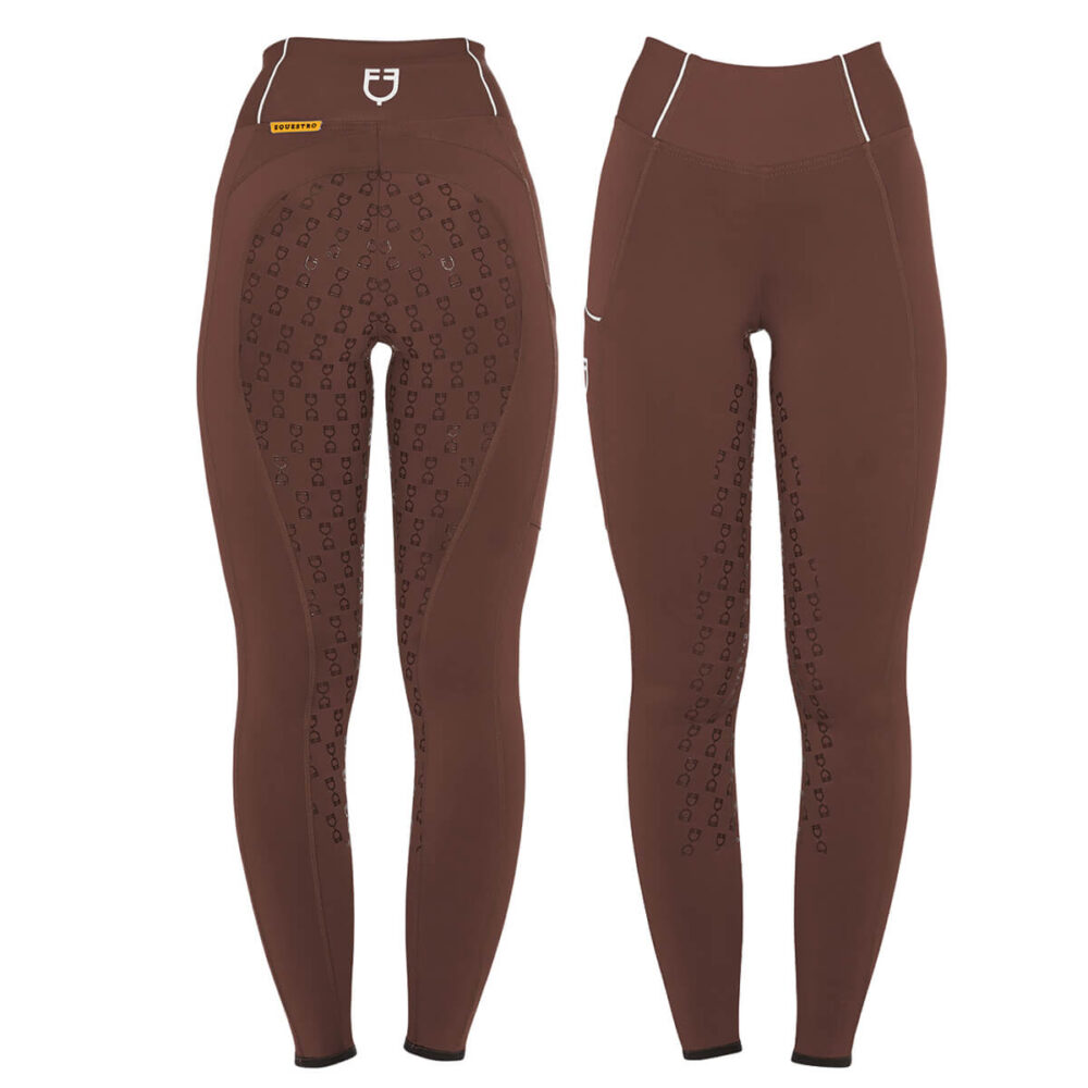 EQUESTRO Full Silicone Grip Leggings