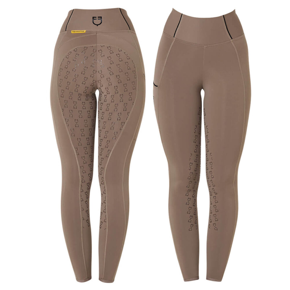 EQUESTRO Full Silicone Grip Leggings