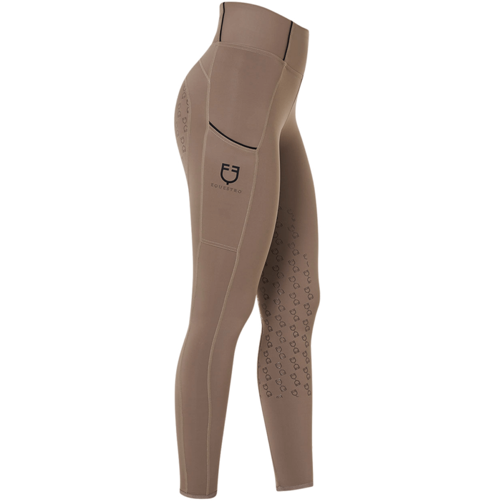 EQUESTRO Full Silicone Grip Leggings