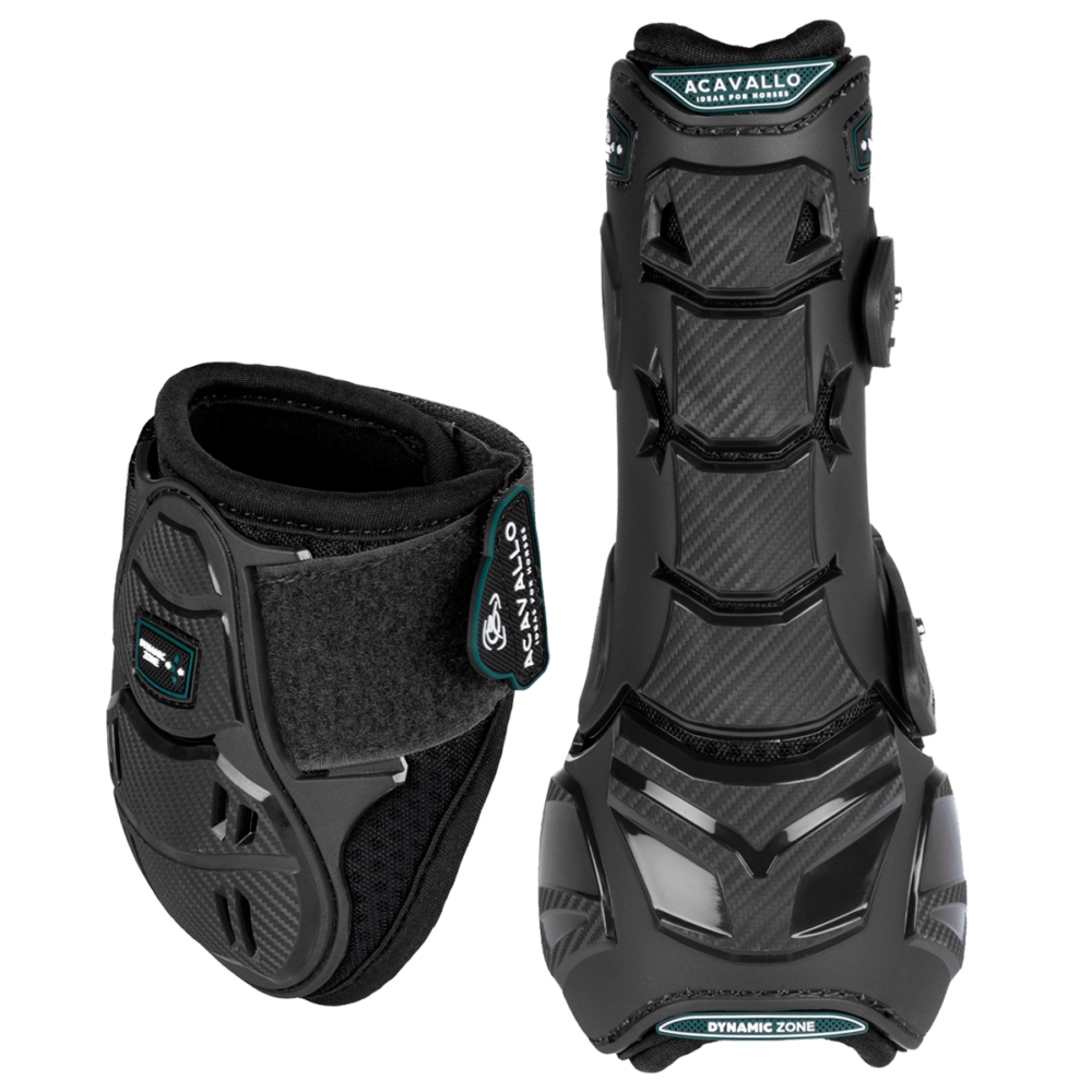 ACAVALLO® Skeleton Dynamic Zone Tendon + Fetlock Boots