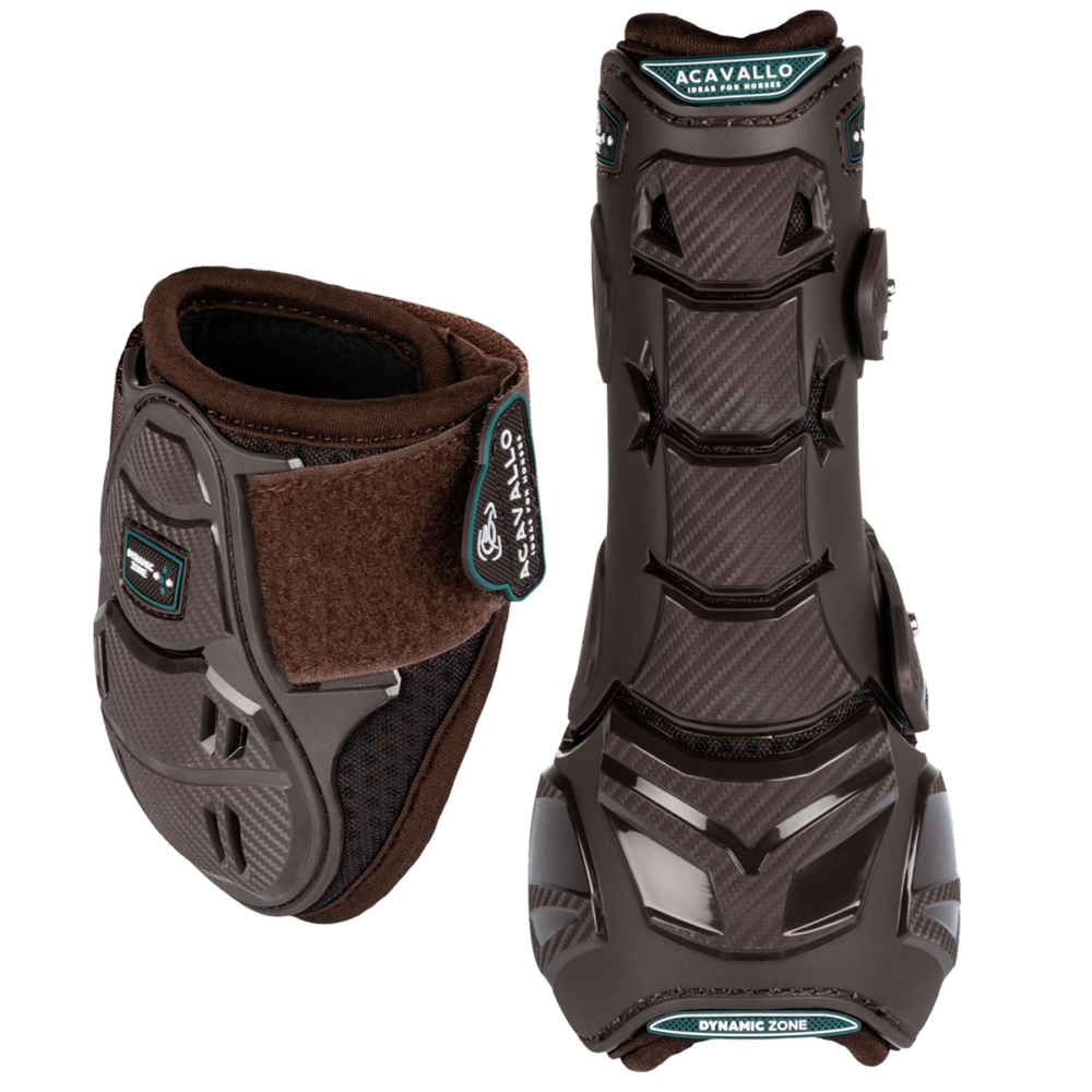 ACAVALLO® Skeleton Dynamic Zone Tendon + Fetlock Boots