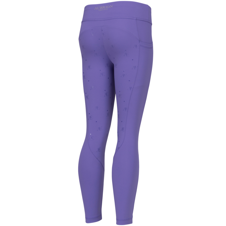 AUBRION Heather Young Rider Full Grip Tights