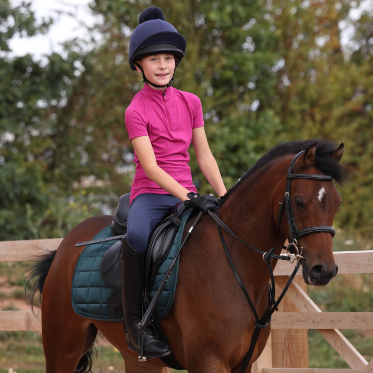 AUBRION React S/S Young Rider Baselayer