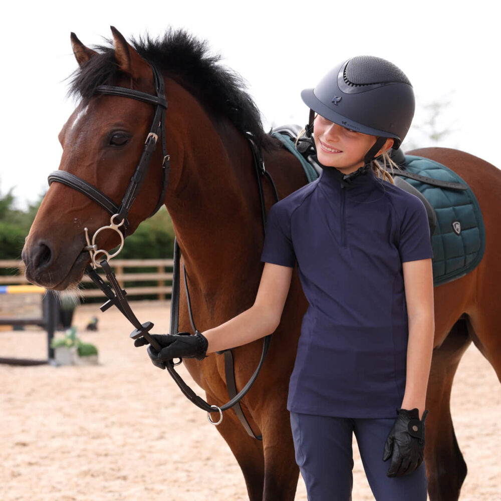 AUBRION React S/S Young Rider Baselayer