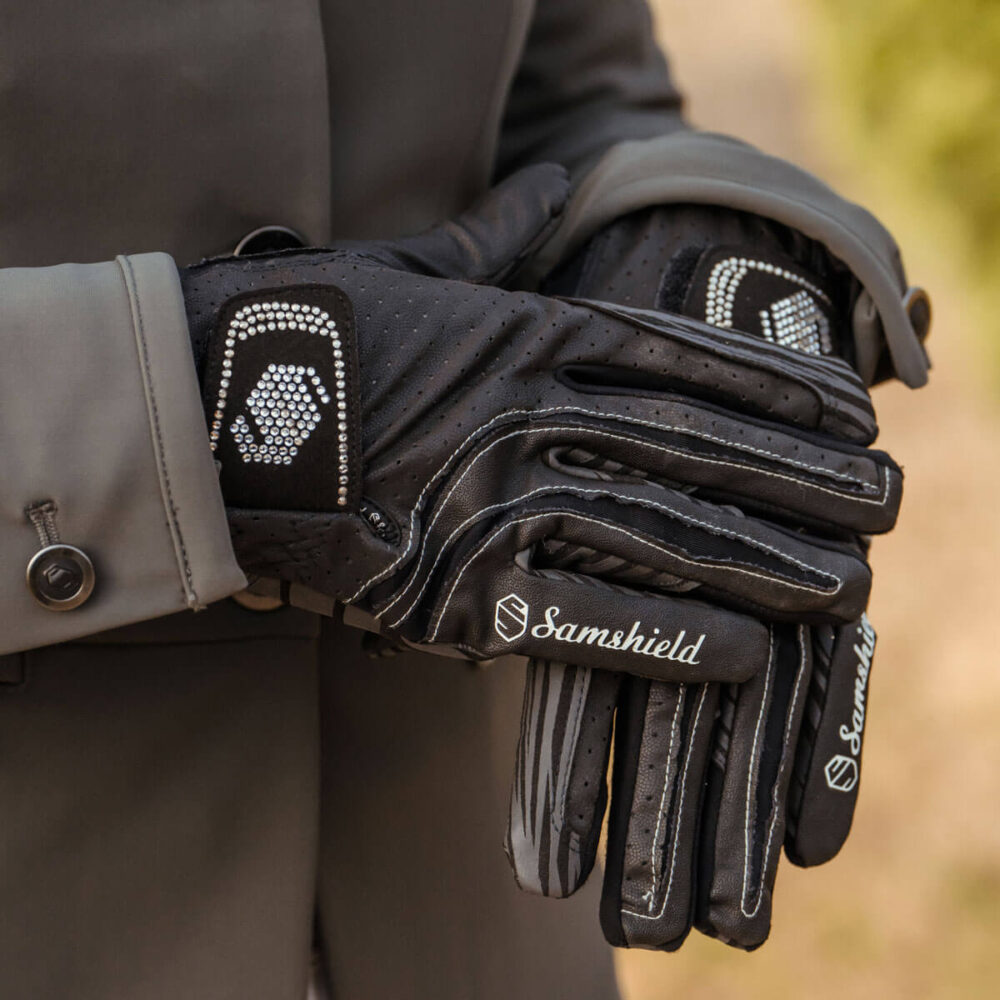 SAMSHIELD V-Skin Swarovski® Γάντια Ιππασίας