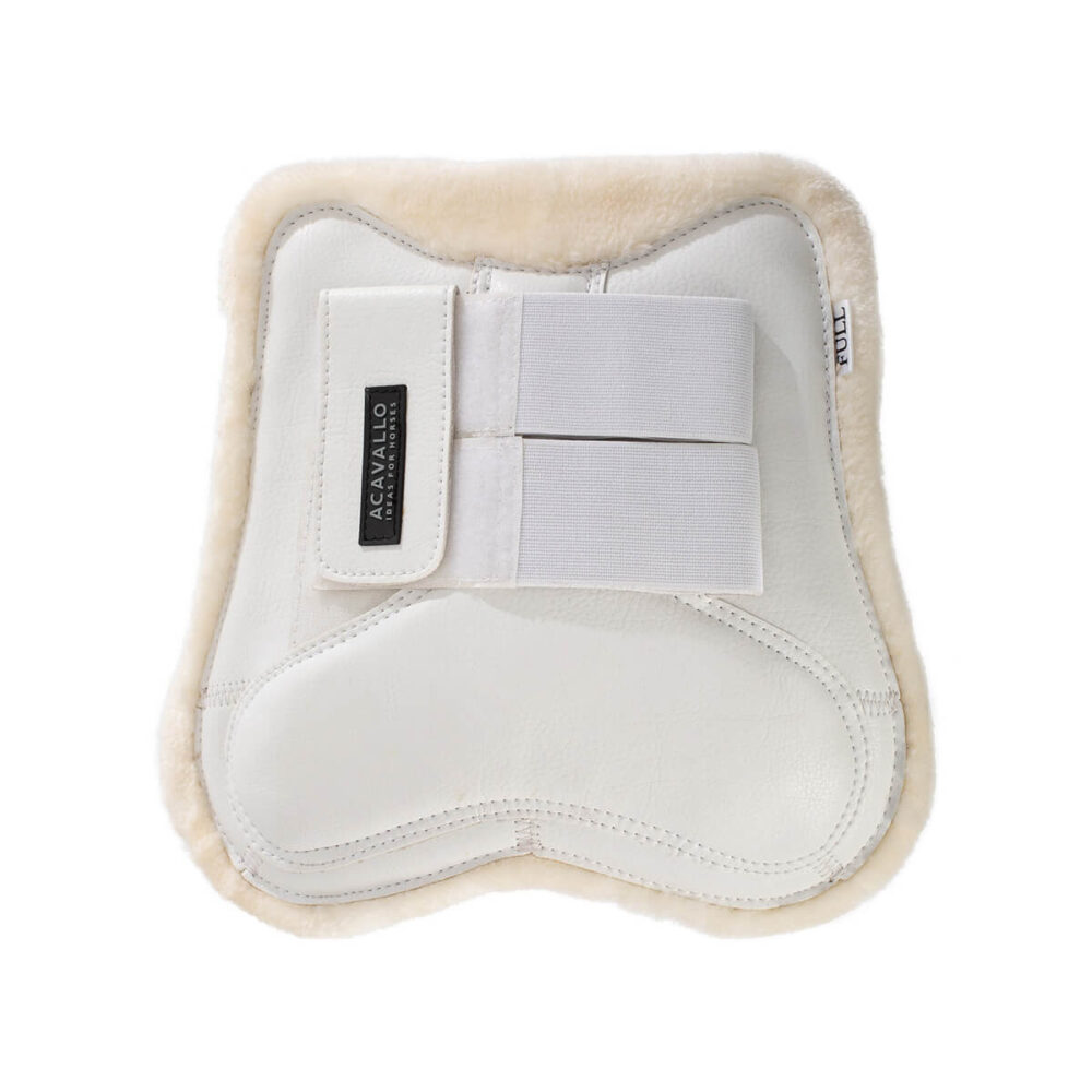 ACAVALLO Jumping Sheepskin Tendon Boots